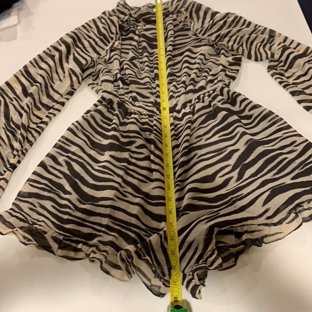 Zebra Romper Small - Picture 9 of 16